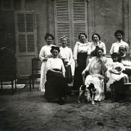 Ελμίνα Ζάννου, Λιλή Ζάννου, ..., ..., Lucie Ζάννου, Edith Ζάννου, ..., Αριστόβουλος Ζάννος, Αγλαΐ...