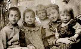 Μίλτος Ζάννος, Ελμίνα Ζάννου, Edith Ζάννου, Λιλή Ζάννου, Lucie Ζάννου 1