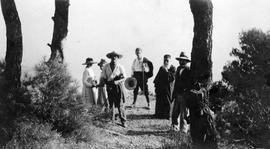 Lucie Ζάννου, Αγλαΐα Ζάννου, Κλεάνθης Ζάννος στη μέση, Νίκος Παντελάκης 1