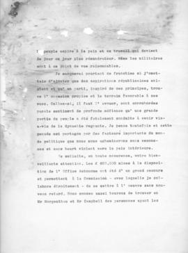 Επιστολή Αλέξανδρου Διομήδη προς A.C. Norman (Gouverneur de la Banque d' Angleterre), Παρίσι 8 Οκ...