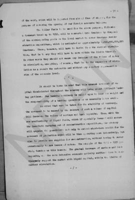 A.N. Diomedes, President ASA: Report on the monetary problems, October 1948 31