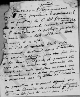 Επιστολή Αλέξανδρου Διομήδη προς A.C. Norman (Gouverneur de la Banque d' Angleterre), Παρίσι 8 Οκ...