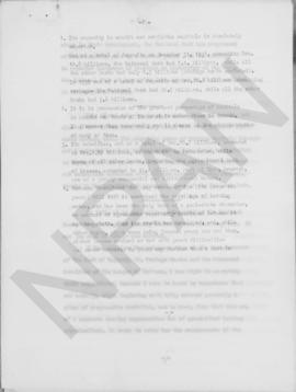 The reconstruction of Greece and its problems. Memo from Premier Alexander Diomede to Chief of EC...