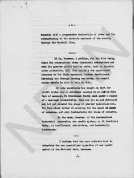 The reconstruction of Greece and its problems. Memo from Premier Alexander Diomede to Chief of EC...