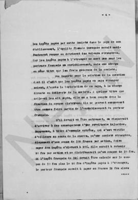 Αντίγραφο επιστολής Νικολάου Πολίτη προς τον Υπουργό Οικονομικών της Γαλλίας M Cheron, Παρίσι 28 ...