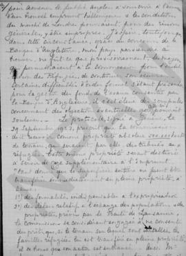 Επιστολή Αλέξανδρου Διομήδη προ τον διοικητή της Τράπεζας της Αγγλίας Montagu Collete Norman, Αθή...