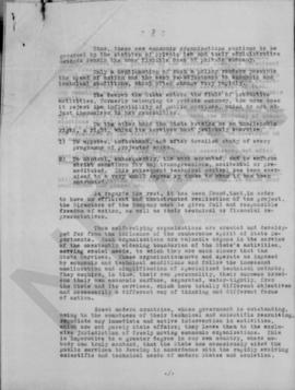 A. Diomede to the Board of Directors Hellenic Telephone Co. S.A, Athens 21st May 1948 3