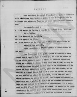 Rapport de M.M. Maurice Lanyi, Dr. Ernest Eber & Antoine Gelley sur la Grece προς Αλέξανδρο Δ...