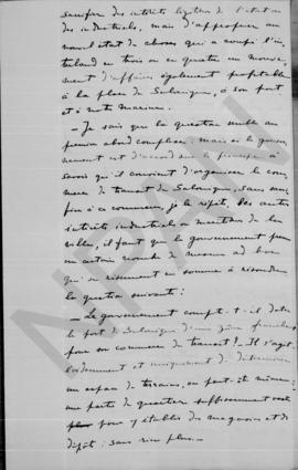 Επιστολή Periklιs Argyropoylos (Περικλής Αργυρόπουλου) προς Αλέξανδρο Διομήδη, Θεσσαλονίκη, 21 Φε...