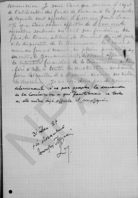 Επιστολή Αλέξανδρου Διομήδη προ τον διοικητή της Τράπεζας της Αγγλίας Montagu Collete Norman, Αθή...