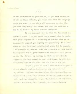 Επιστολή H.O.F. Finlayson προς τον Αλέξανδρο Διομήδη, Αθήνα 20 Σεπτεμβρίου 1928 3