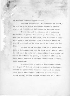 Επιστολή Αλέξανδρου Διομήδη προς A.C. Norman (Gouverneur de la Banque d' Angleterre), Παρίσι 8 Οκ...