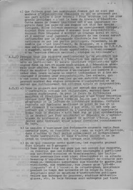 Επιστολή Luise Bardenhewer presidente (Conseil International des Femmes, Commission permanente de...