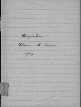 Elmine A. Zannos, Composition, Αθήνα 1908-1909 1