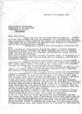 Επιστολή Ελμίνας Παντελάκη(Προέδρου της Επιτροπής Εκπαίδευσης του Εθνικού Συμβουλίου Ελληνίδων) π...