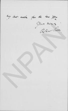 Επιστολή A. Salter προς τον Αλέξανδρο Διομήδη, Ιανουάριος 1928 2