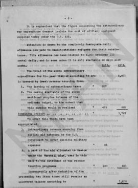 Letter of A. Diomedes to S. Stepahnopoulo minister of Co-ordination, Athens September 25, 1948 5