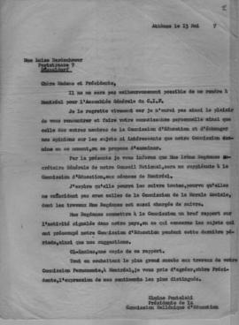 Επιστολή Ελμίνας Παντελάκη (Προέδρου της  Επιτροπής Εκπαίδευσης του Εθνικού Συμβουλίου Ελληνίδων)...