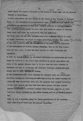 Ελμίνα Παντελάκη: Ομιλία προς το Worlds Affair Council, 1953 23