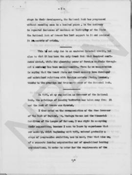 The reconstruction of Greece and its problems. Memo from Premier Alexander Diomede to Chief of EC...