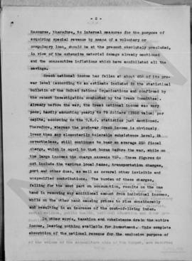 Letter of A. Diomedes to S. Stepahnopoulo minister of Co-ordination, Athens September 25, 1948 2