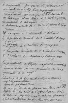 Ελμίνα Παντελάκη: Situation de la Femme en Europe 4