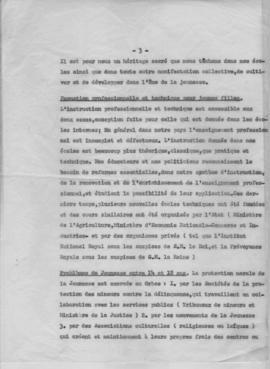 Rapports triennal de la Commission d' education du Conseil National des Femmes Hellenes. 1957 3