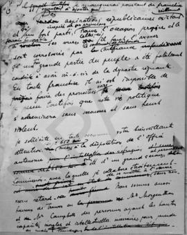 Επιστολή Αλέξανδρου Διομήδη προς A.C. Norman (Gouverneur de la Banque d' Angleterre), Παρίσι 8 Οκ...