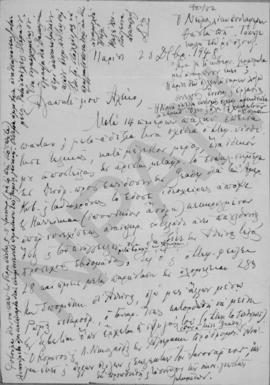 Επιστολή Δημητρίου Φιλάρετου προς τον Αλέξανδρο Διομήδη, 23 Δεκεμβρίου 1948 1