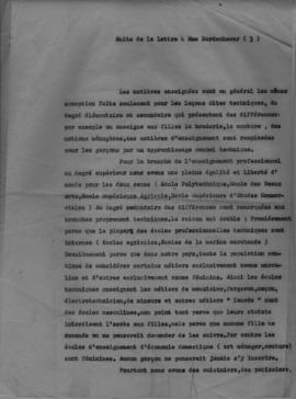 Επιστολή της Ελμίνας Παντελάκη (Προέδρου της Επιτροπής Εκπαίδευσης του Εθνικού Συμβουλίου Ελληνίδ...