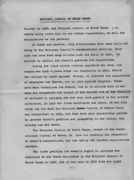 Ελμίνα Παντελάκη: National Council of Greek Women 7