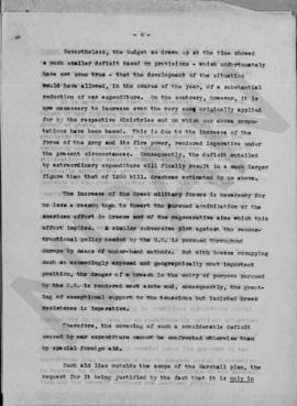 Letter of A. Diomedes to S. Stepahnopoulo minister of Co-ordination, Athens September 25, 1948 6