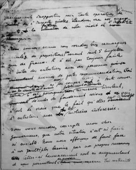 Επιστολή Αλέξανδρου Διομήδη προς A.C. Norman (Gouverneur de la Banque d' Angleterre), Παρίσι 8 Οκ...
