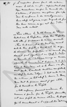 Επιστολή Περικλή Αργυρόπουλου προς τον Αλέξανδρο Διομήδη, Σάββατο 7